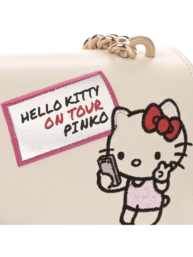 PINKO Handtasche PINKO Love Hello Kitty Souvenir Pe 18 PLTT 1P214J Y4HC Weiß