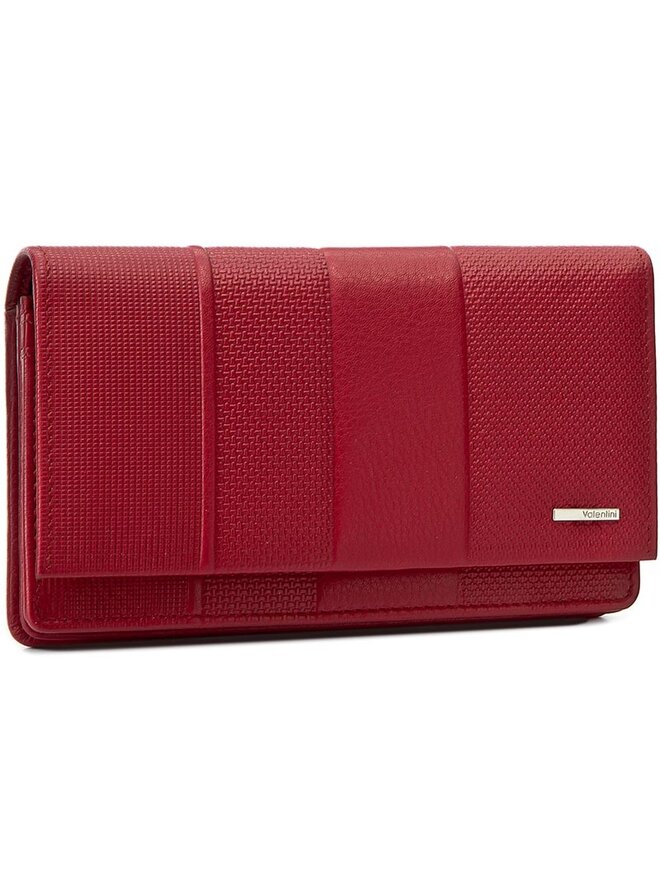 Portafoglio grande da donna Valentini 157.550 Rosso escarpe