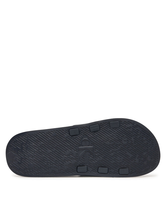 Calvin Klein Pantoletten Calvin Klein Ess Slide Rubber Neoprene HM0HM02229 Dunkelblau