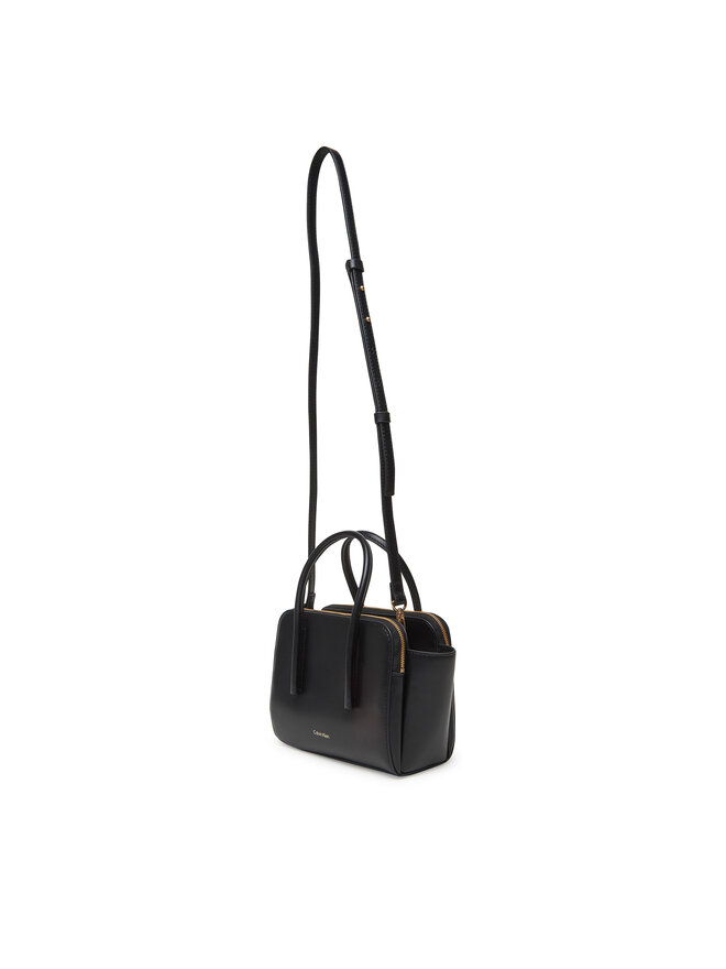 Calvin Klein Τσάντα Calvin Klein Carryall Micro Leather Tote LV04F3057G Μαύρο