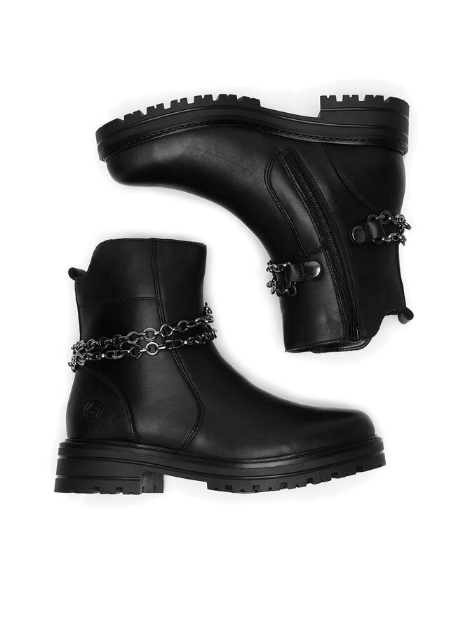 Remonte Botine Remonte D2285-00 Negru