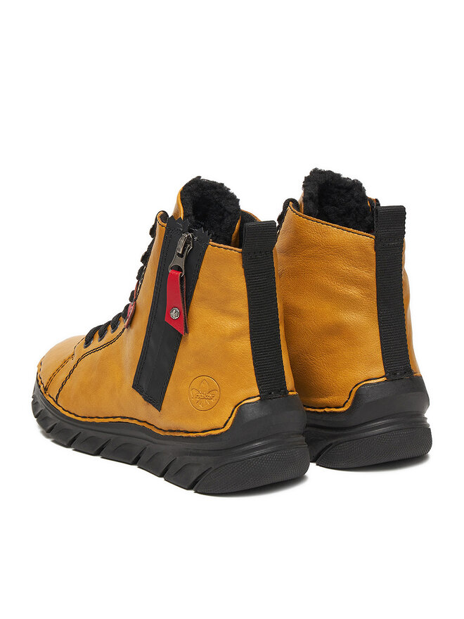 Rieker Botines planos Rieker CEO-55024-68 Amarillo