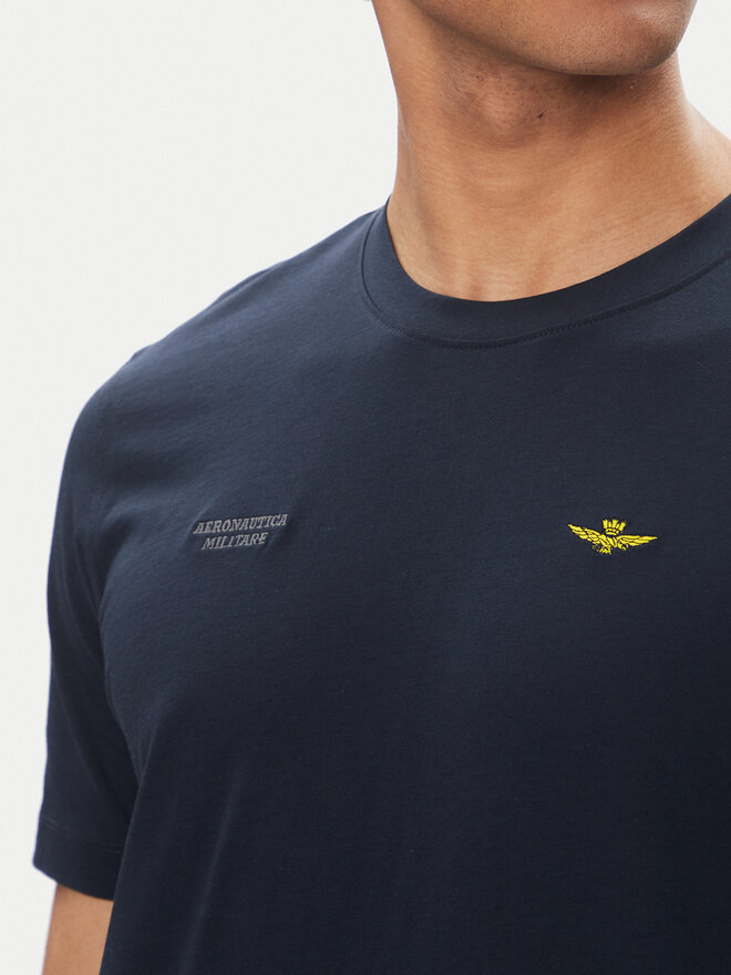 Aeronautica Militare Aeronautica Militare Camiseta 251TS2429J634 Azul marino Regular Fit
