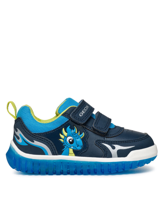 Sneakers Geox B Lightyloo Boy B465ZA 050FU C4478 Bleu marine chaussures