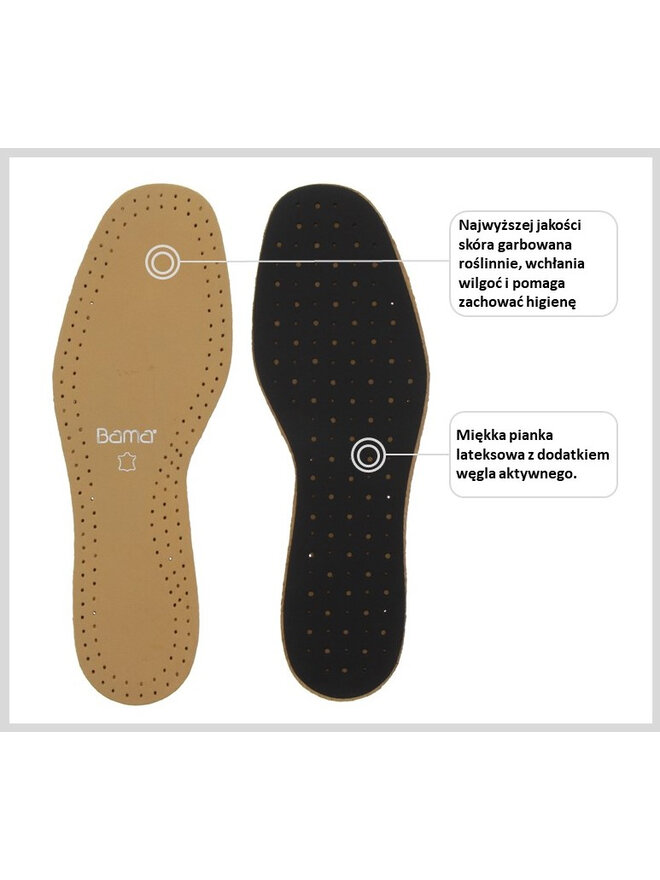 Bama Vložky Bama Exquist 01710 r.38 Hnědá