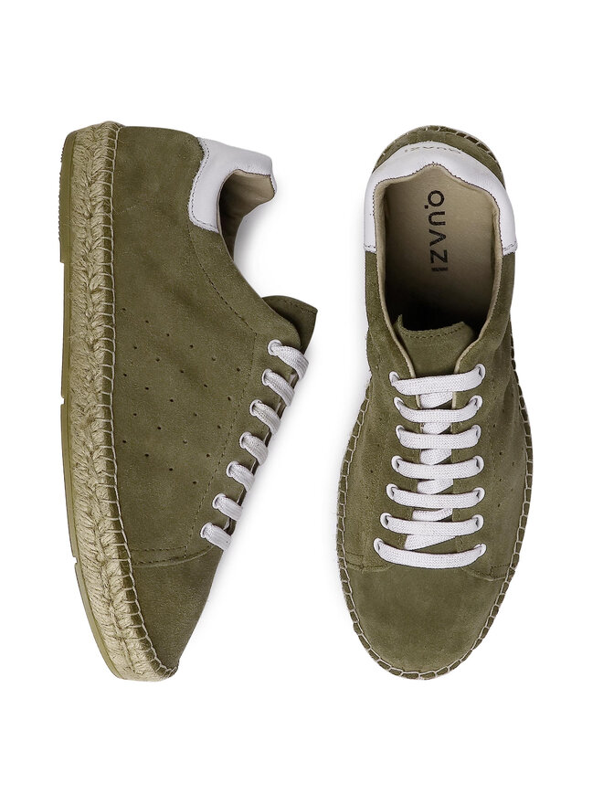 QUAZI Espadrile QUAZI QZ-63-04-000621 Zelena