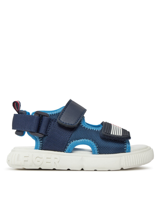 Tommy Hilfiger Szandál Tommy Hilfiger Velcro T1B2-33420-1591 S Sötétkék