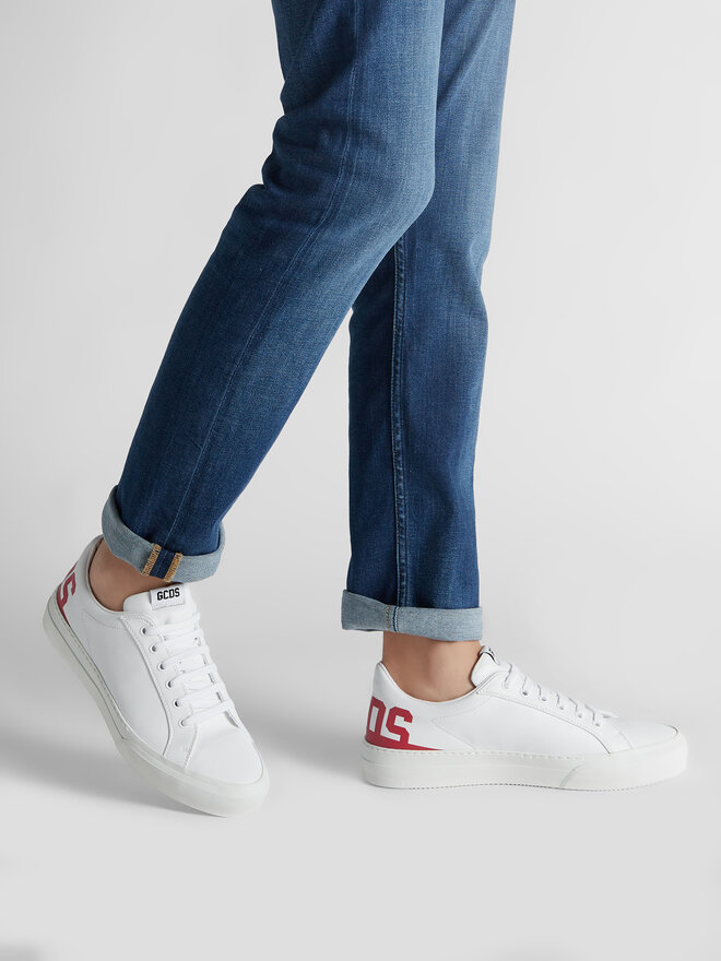 GCDS Sneakersy GCDS CC94M460079 Biela