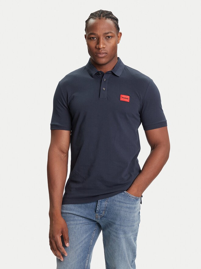 HUGO Hugo Poloshirt Dereso222 50466202 Dunkelblau Slim Fit