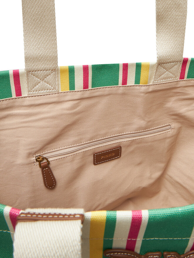 PINKO Τσάντα PINKO Shopping Bag Extra PE 25 PLTT 104754 A2G5 Πράσινο