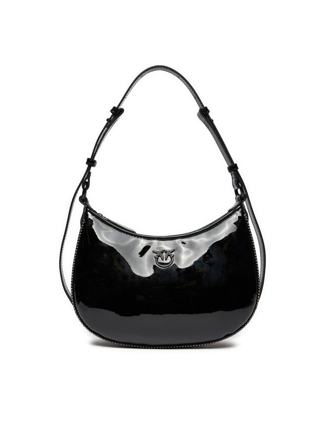 1. 『MONOCHROME』& PORTFOLIO Сумка PINKO Half Moon Mini Fl AI 24-25 PLTT 102790 A20G Z99B