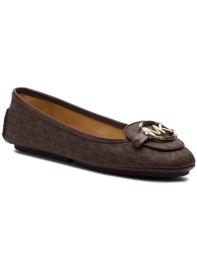 MICHAEL Michael Kors Baleríny MICHAEL Michael Kors Lillie Moc 40R9LIFP3B Hnedá
