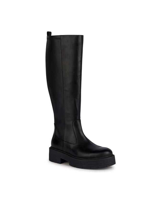Geox Μπότες Ιππασίας Geox D Spherica Ec7 D36VDF 043BC C9999 Μαύρο
