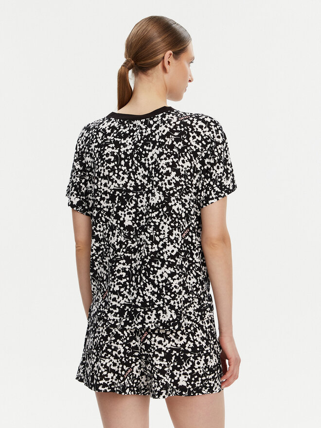 DKNY DKNY Pyjama YI80044 Schwarz Regular Fit