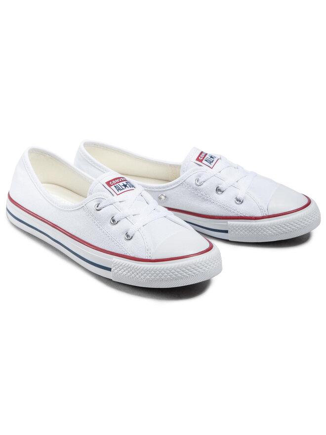Converse Tornacipő Converse Chuck Taylor All Star Ballet Lace Slip 566774C Fehér