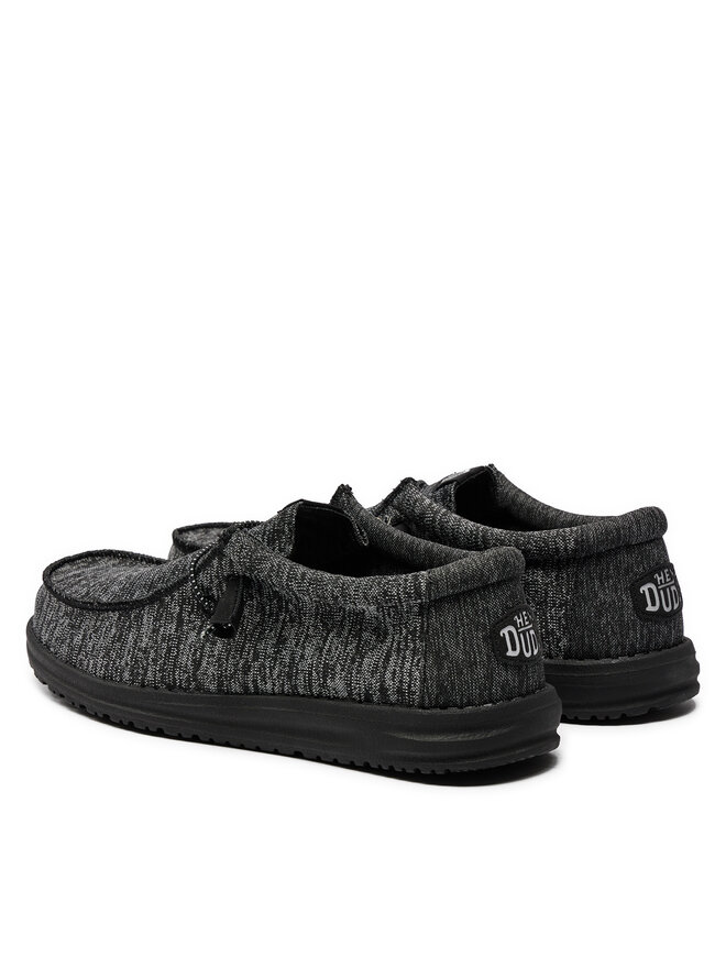 Hey Dude Мокасини Hey Dude Wally Sport Knit 40536-060 Чорний