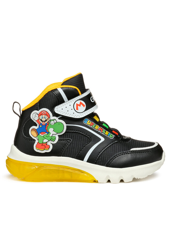 Geox Sneakersy Geox J Ciberdron Boy J46LBJ 054FU C0054 S Czarny