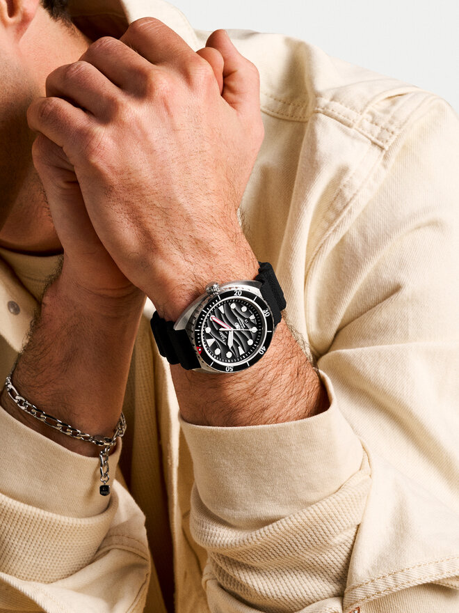 Fossil Laikrodis Fossil Breaker FS6062 Juoda