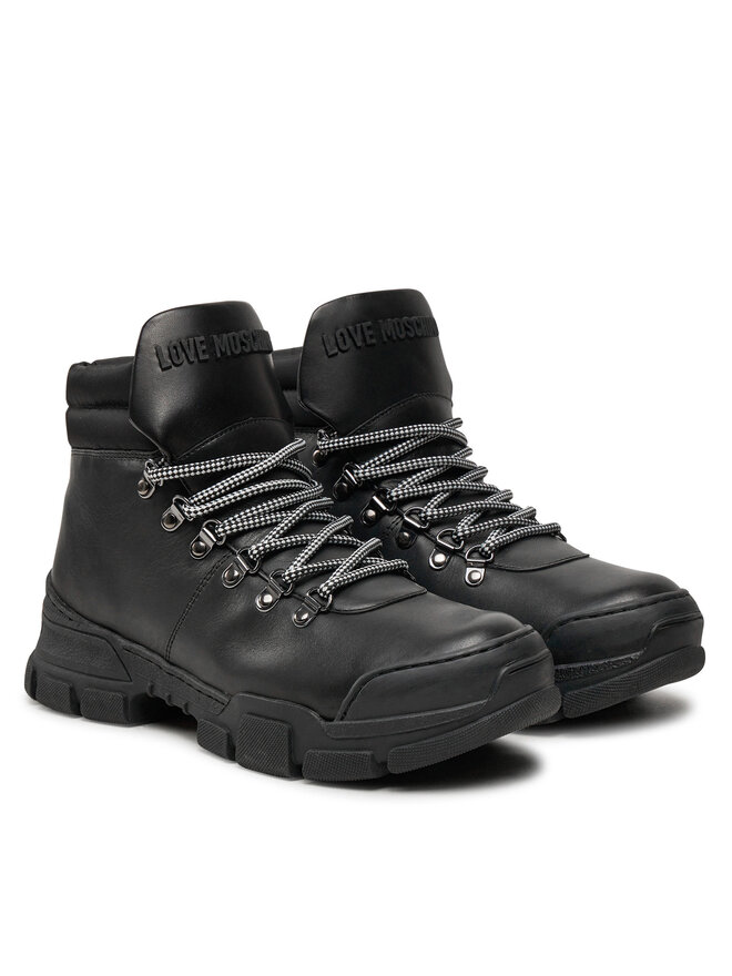 LOVE MOSCHINO Schnürstiefeletten LOVE MOSCHINO JA15494G0LIA0000 Schwarz