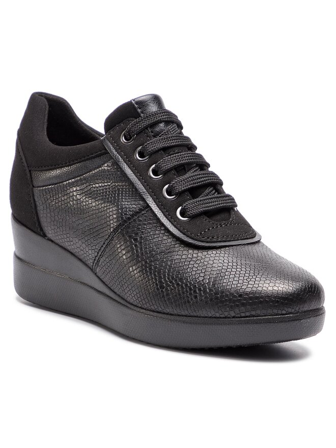 Sneakers Geox D Stardust A D8430A 09DAF C9999 Noir chaussures