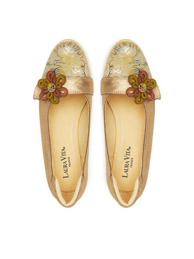 Laura Vita Halbschuhe Laura Vita Reyano 55 Goldfarben