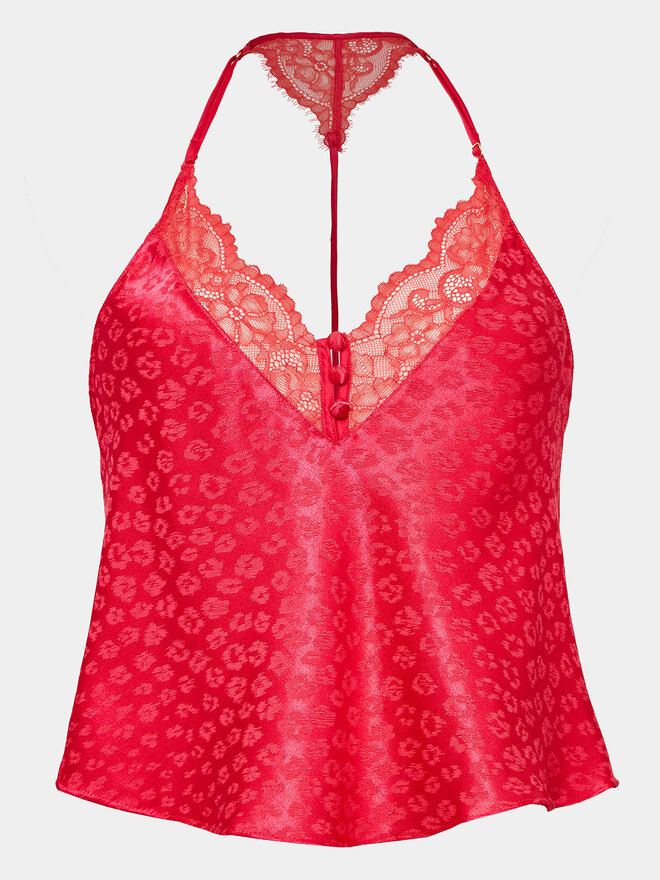Hunkemöller Hunkemöller Pizsama felső Cami 203225 Rózsaszín Comfortable Fit