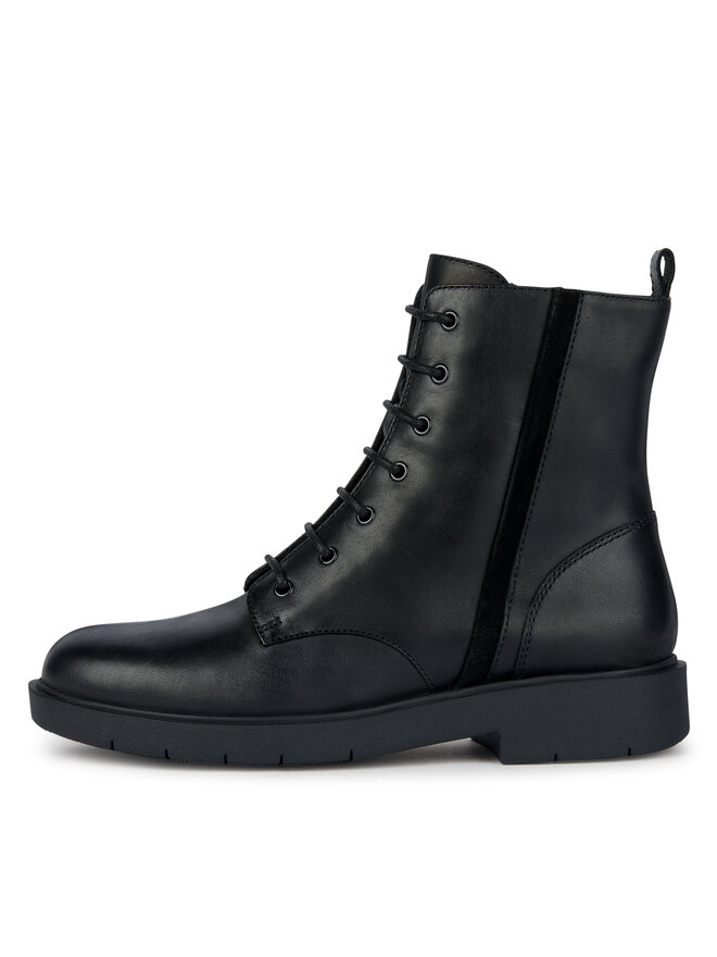 Geox Botine Geox D Spherica Ec1 D36QRA 04322 C9999 Negru