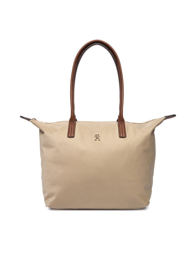 Tommy Hilfiger Borsetta Tommy Hilfiger Popette Tote AW0AW17711 Marrone