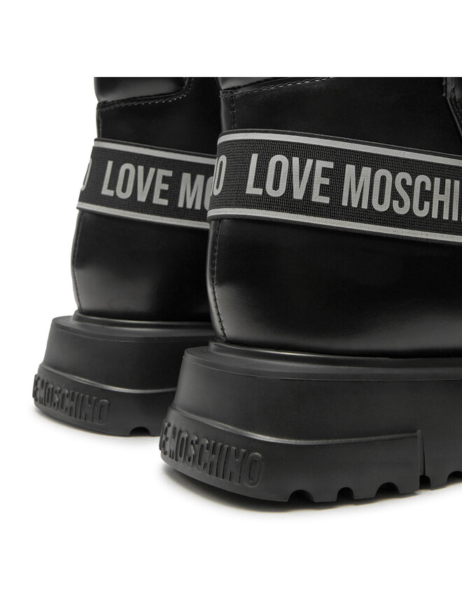 LOVE MOSCHINO Botki LOVE MOSCHINO JA21024G1LIA0000 Czarny