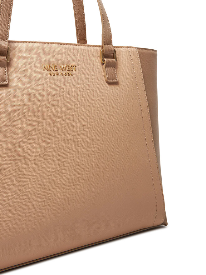 Nine West Ročna torba Nine West CEO-Midtown Maven-LX9844 Bež