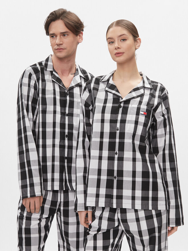 Tommy Jeans Tommy Jeans Pyjama UU0UU00084 Schwarz Regular Fit