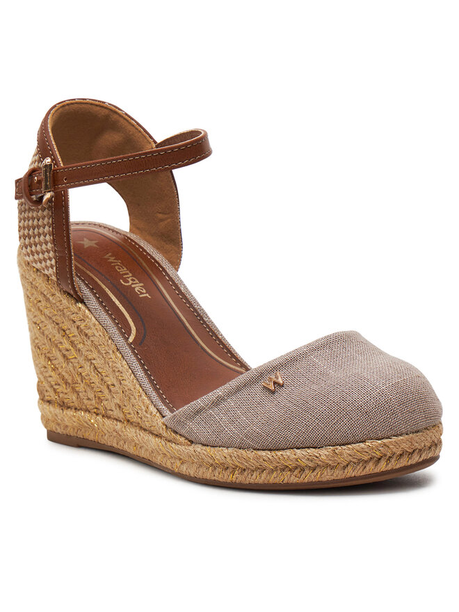 Wrangler Espadryle Wrangler Brava Women Wedge 20241056 Szary