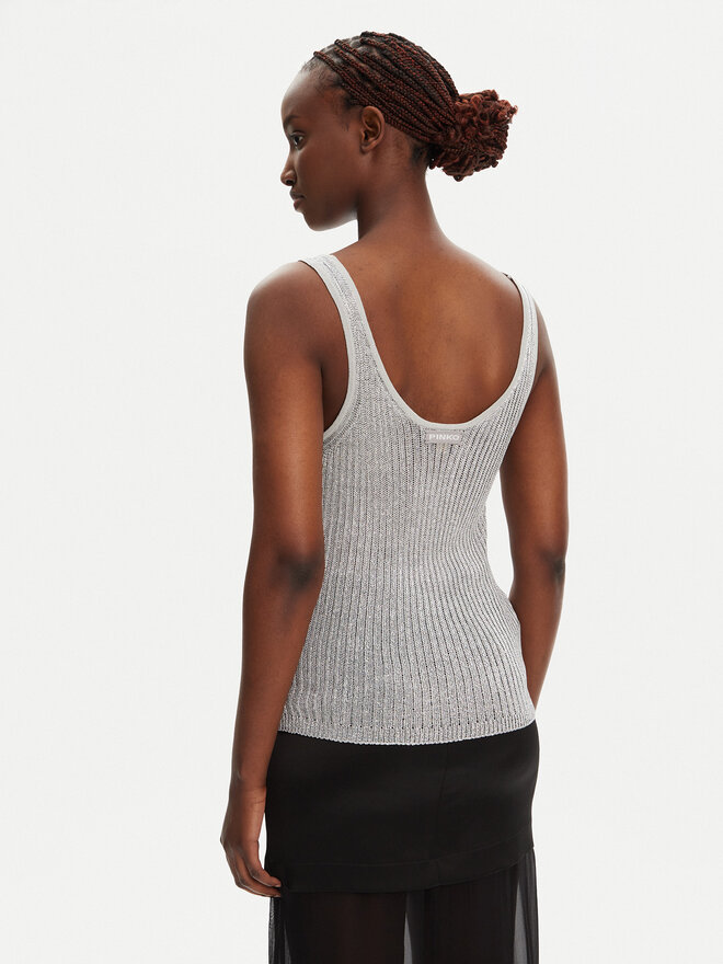PINKO PINKO Top Noha 105148 A2LO Grau Regular Fit
