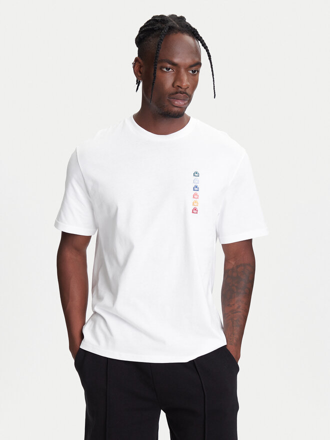 United Colors Of Benetton United Colors Of Benetton Camiseta 3BL0U10A1 Blanco Oversize