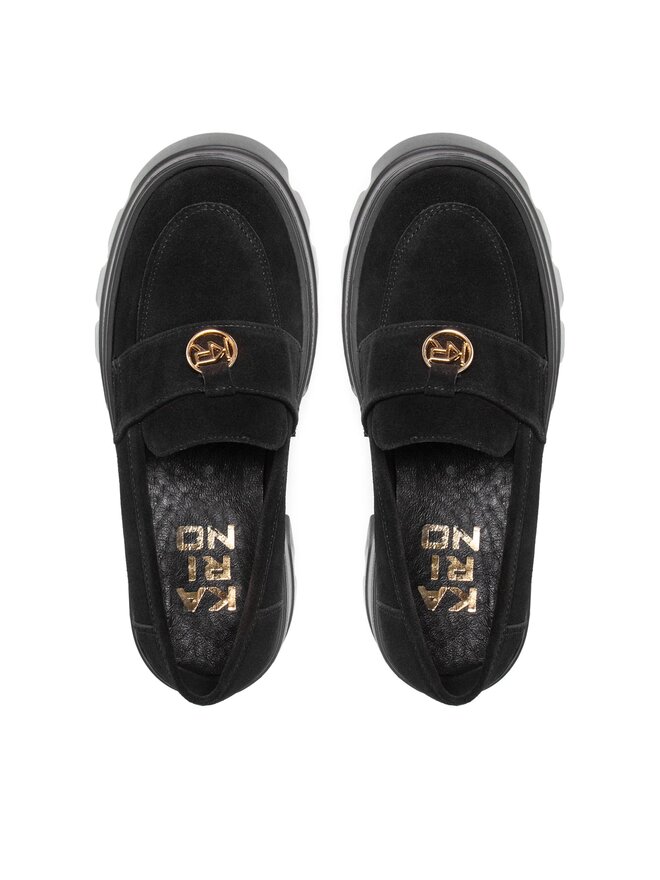 Karino Loafersy Karino 4488/003-P Czarny