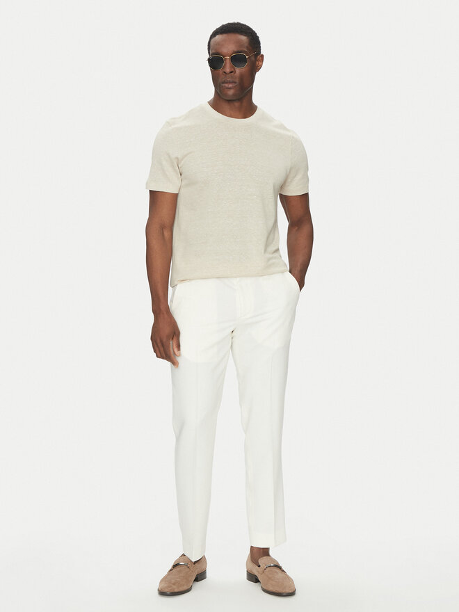 BOSS BOSS T-Shirt H-Thompson 28 50537488 Beige Regular Fit