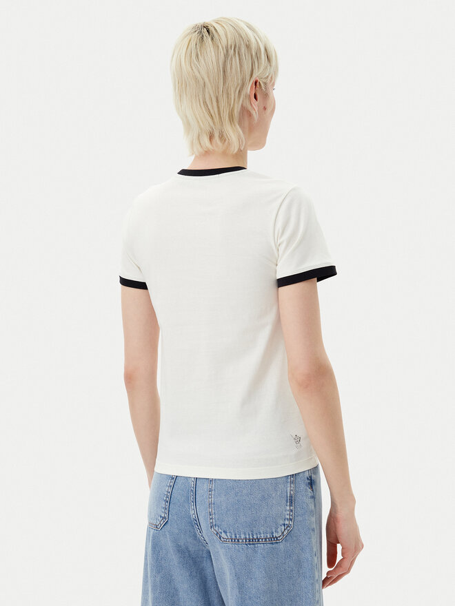 KARL LAGERFELD KARL LAGERFELD Camiseta A2W17087 Écru Regular Fit