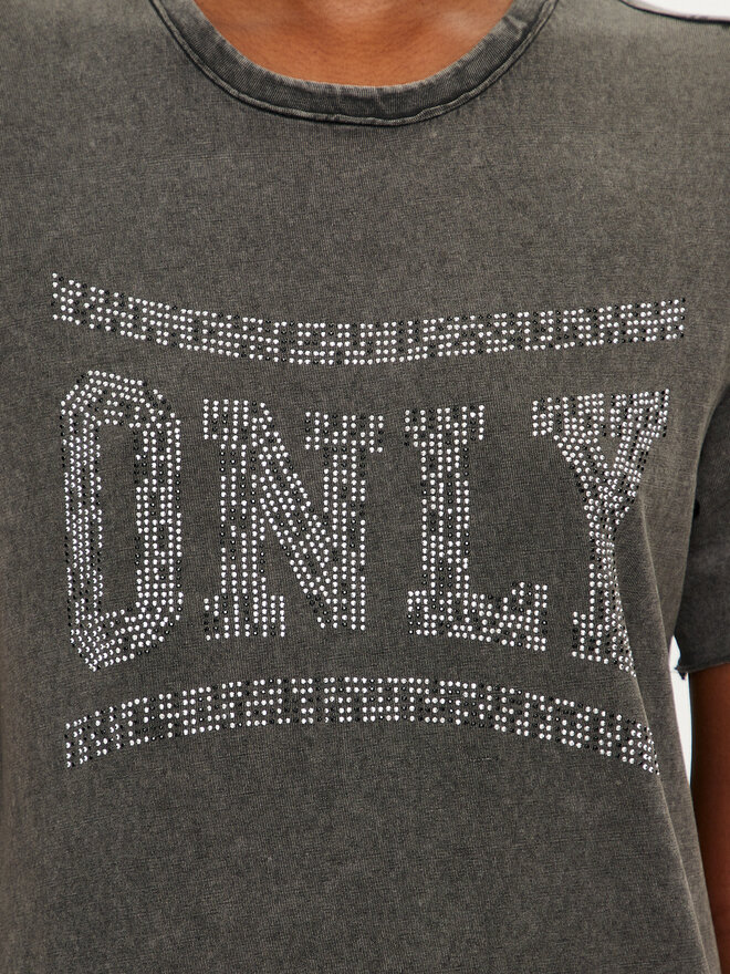 ONLY ONLY T-Shirt Lucy 15332190 Μαύρο Regular Fit