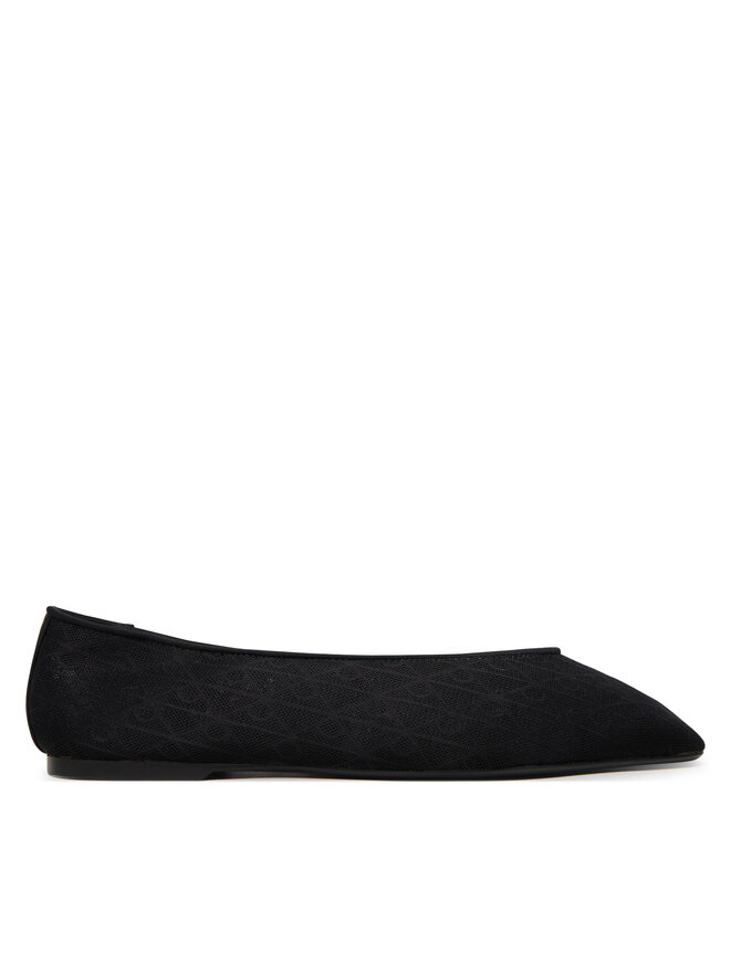 Calvin Klein Ballerinas Calvin Klein Square Ballerina Aop Mesh HW0HW02937 Schwarz