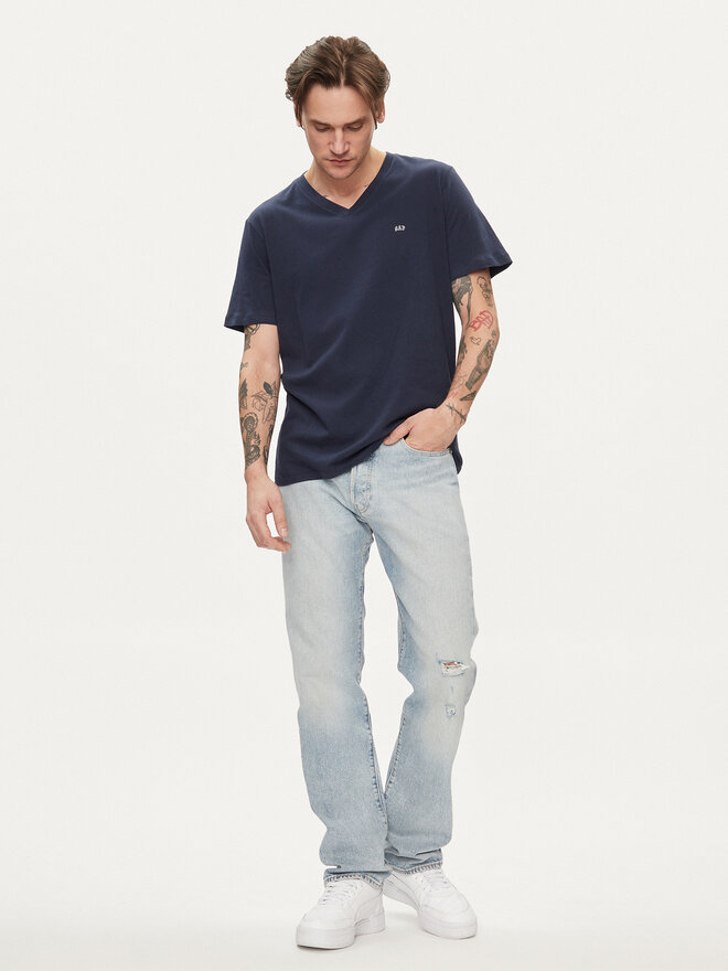 Gap Gap Póló 753771-03 Sötétkék Regular Fit