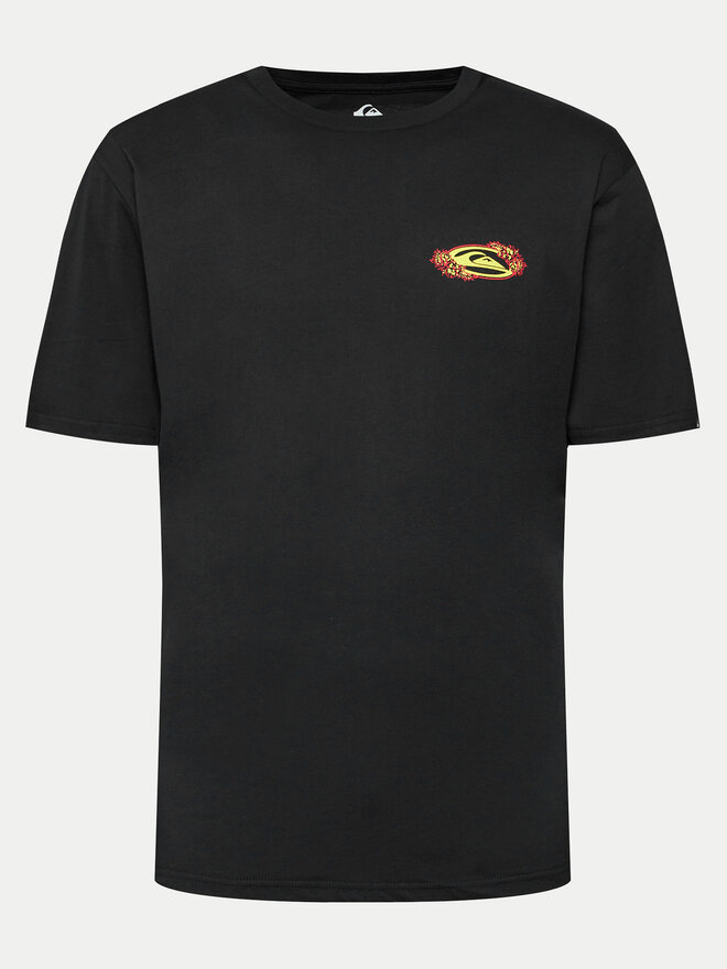 Quiksilver Quiksilver Marškinėliai Tc Snap EQYZT07672 Juoda Regular Fit