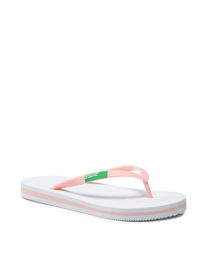 Infradito United Colors Of Benetton Malibu Label BTW119100 Rosa escarpe