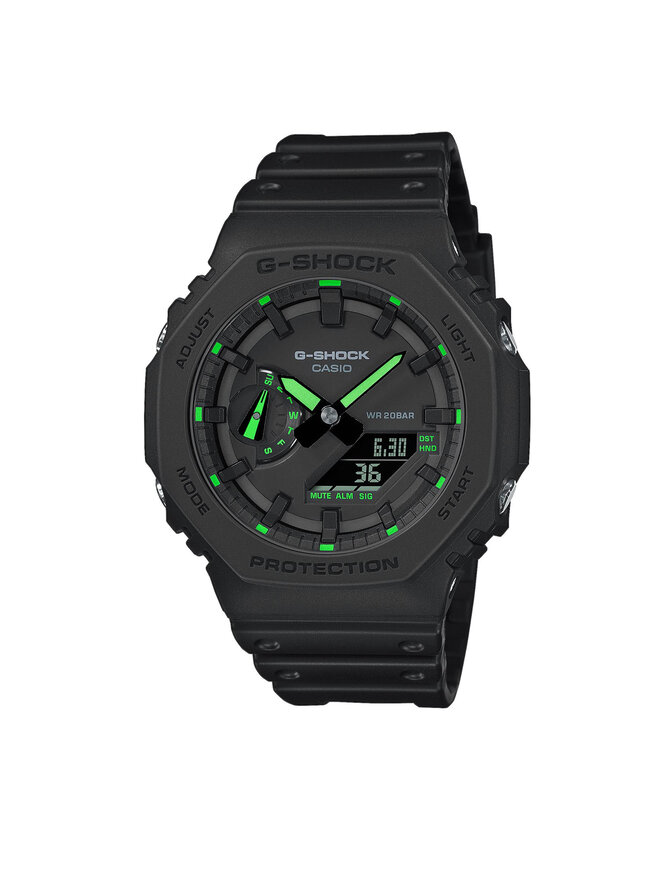 G-Shock Zegarek G-Shock GA-2100-1A3ER Czarny