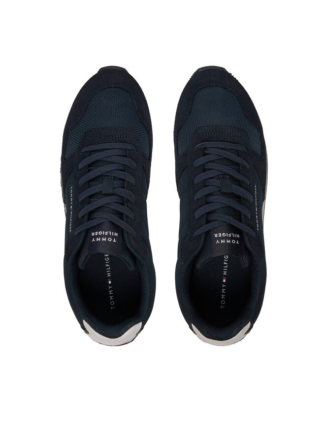 Tommy Hilfiger Sneakersy Tommy Hilfiger New Runner Eva Trainers FM0FM05454 Granatowy