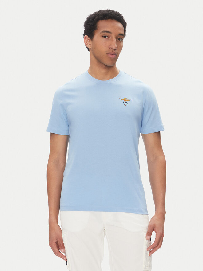 Aeronautica Militare Aeronautica Militare Футболка 251TS1580J372 Блакитний Regular Fit