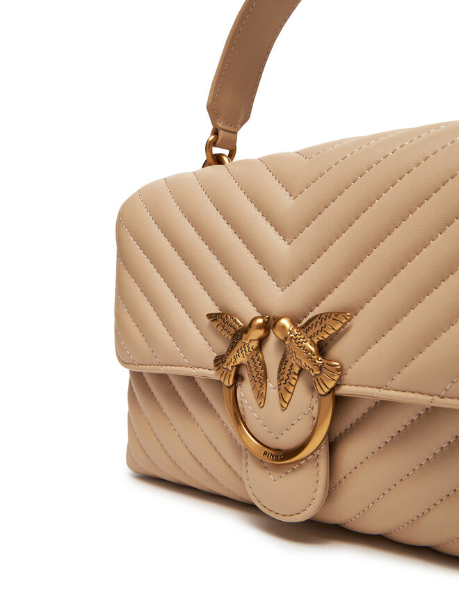 PINKO Táska PINKO Love Lady Puff Classic Cl PE 25 PLTT 100043 A0GK Bézs