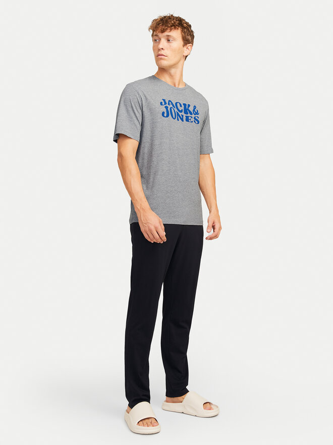 Jack&Jones Jack&Jones Pyjama Elton 12266998 Grau Standard Fit