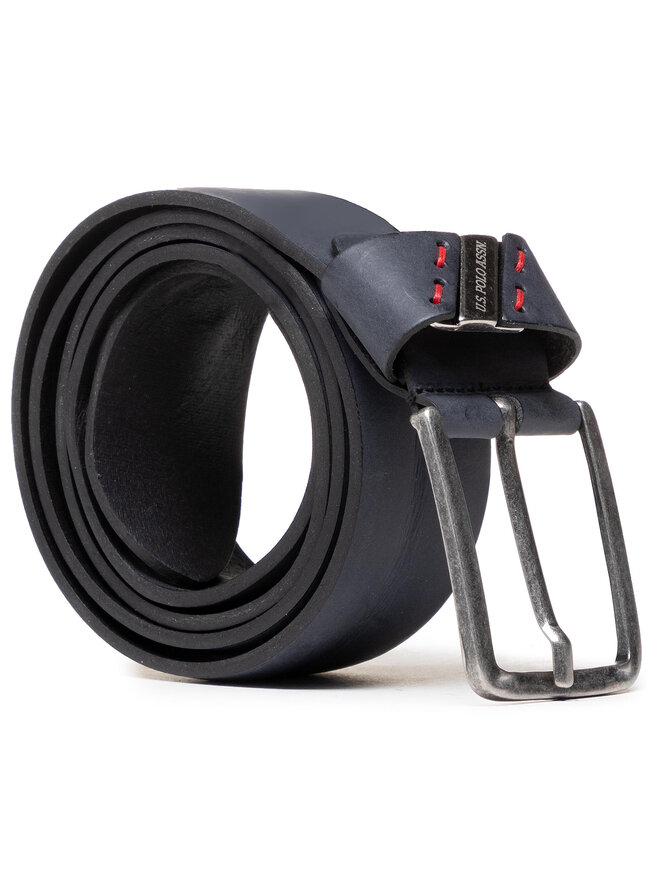 Herrengurtel U.S. Polo Assn. Lake Worth Men s Belt Leather WEUW12233MHA000 Schwarz eschuhe