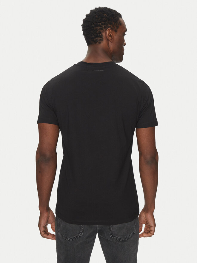 KARL LAGERFELD KARL LAGERFELD Camiseta 755066 552241 Negro Regular Fit