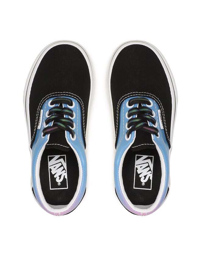 Vans era black blue hot sale